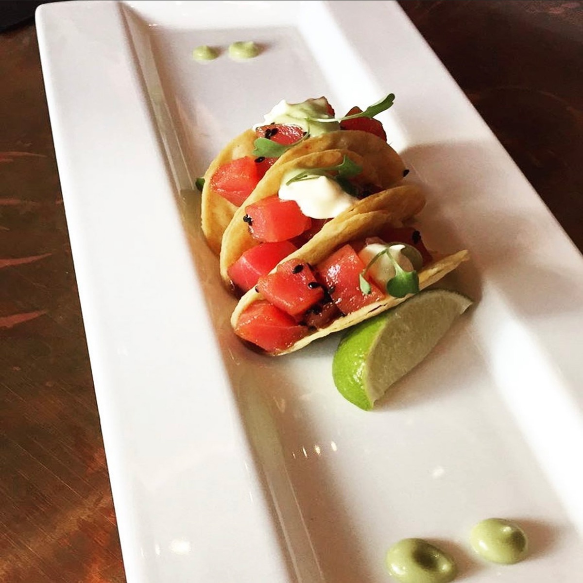 Entree at Hotel Indigo in Downtown Los Angeles