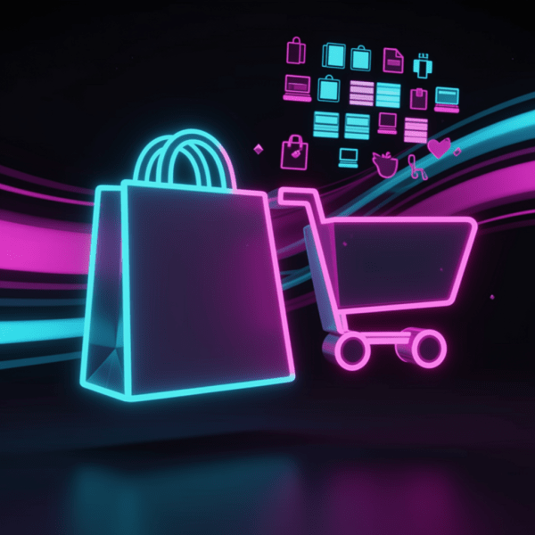 Neon Ecommerce Icon for parisx.co