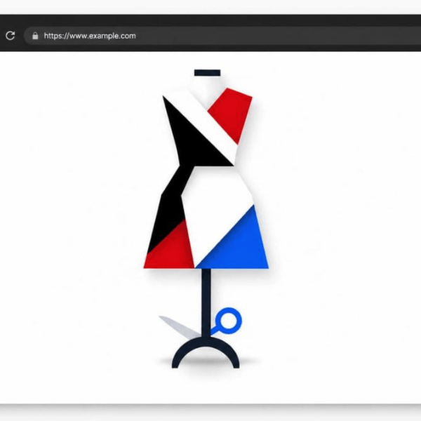 fashion art icon as website in fashion parisx.co