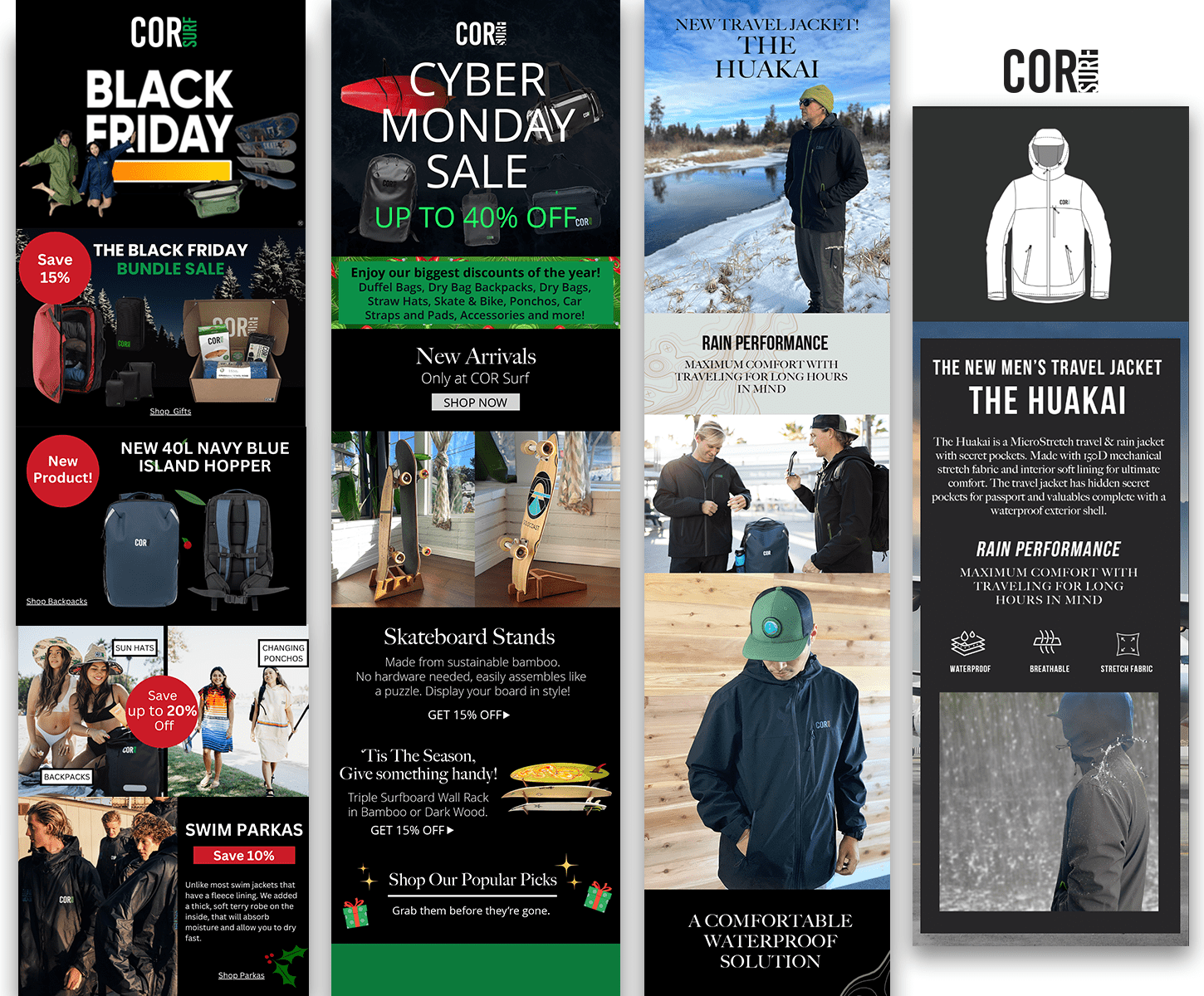 Email Design for COR Surf